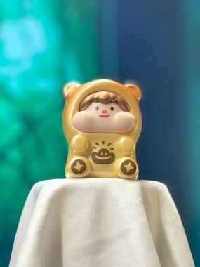 Secret SSR MEATBALL Marshmallow Bear Mini Blind Bag figure | Good luck gold